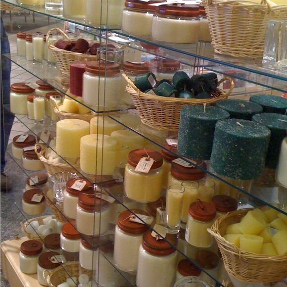 Hand Poured Candle Apothecary Jar Scented Ginseng Tea Soy Based lead free  16 oz - Picture 2 of 10